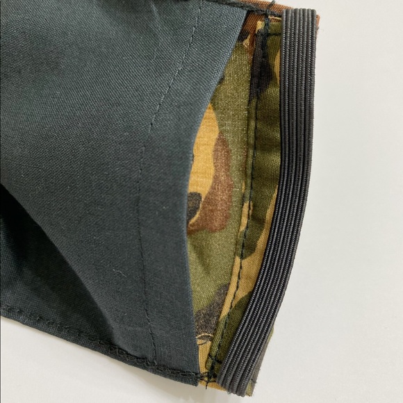 CAMOUFLAGE Print FACE MASK w/ Filter Pocket - Picture 3 of 4
